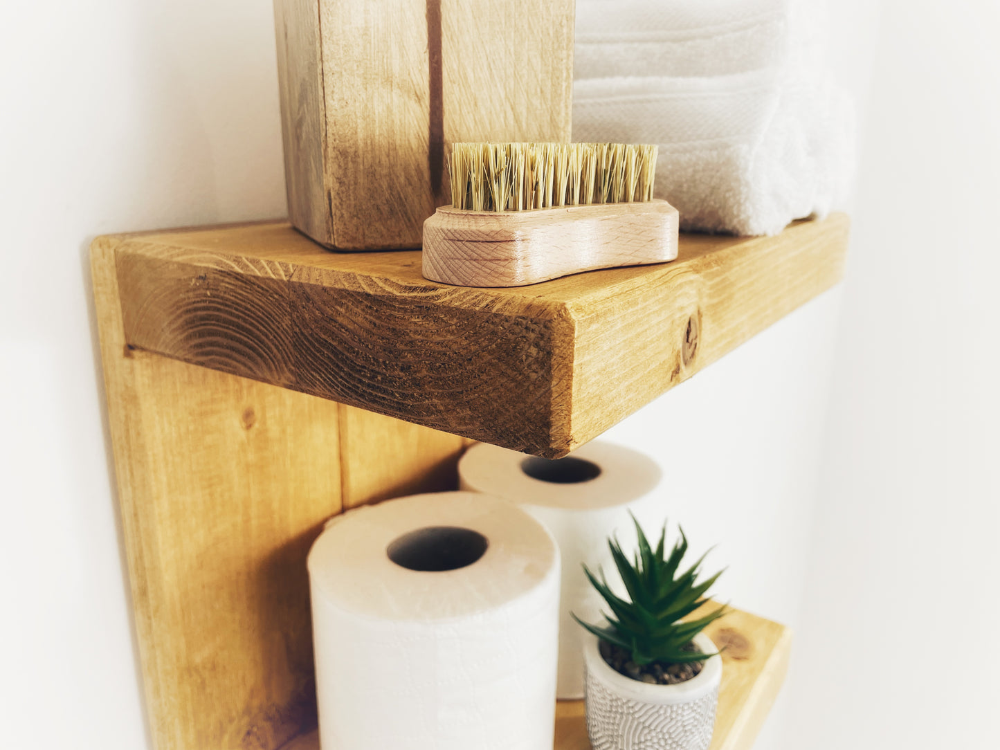 Towel & Toiletry Holder