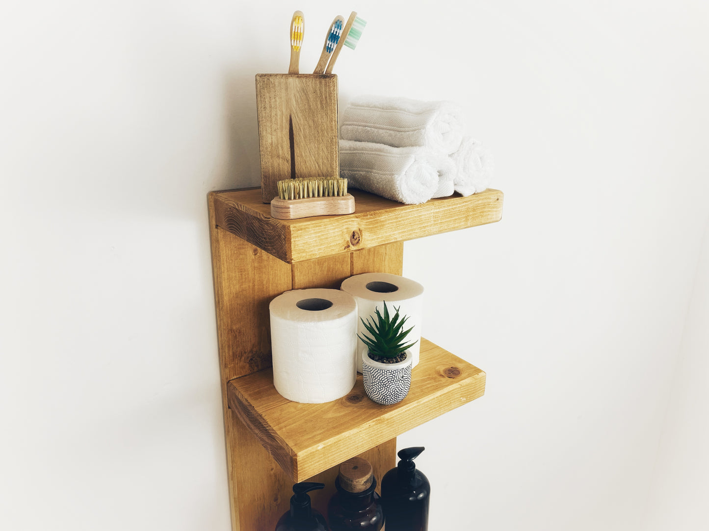 Towel & Toiletry Holder