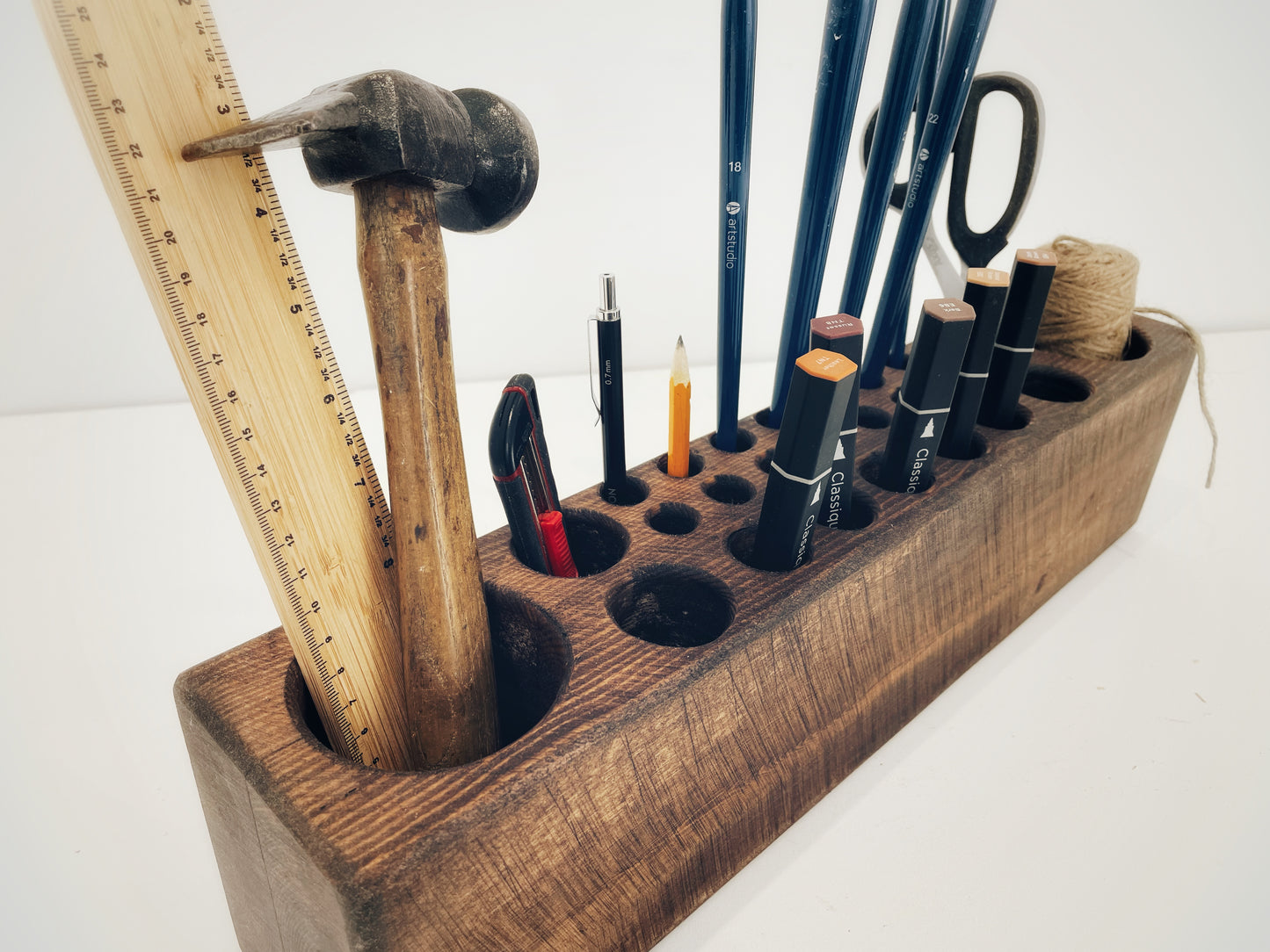 Wooden Desk Caddy