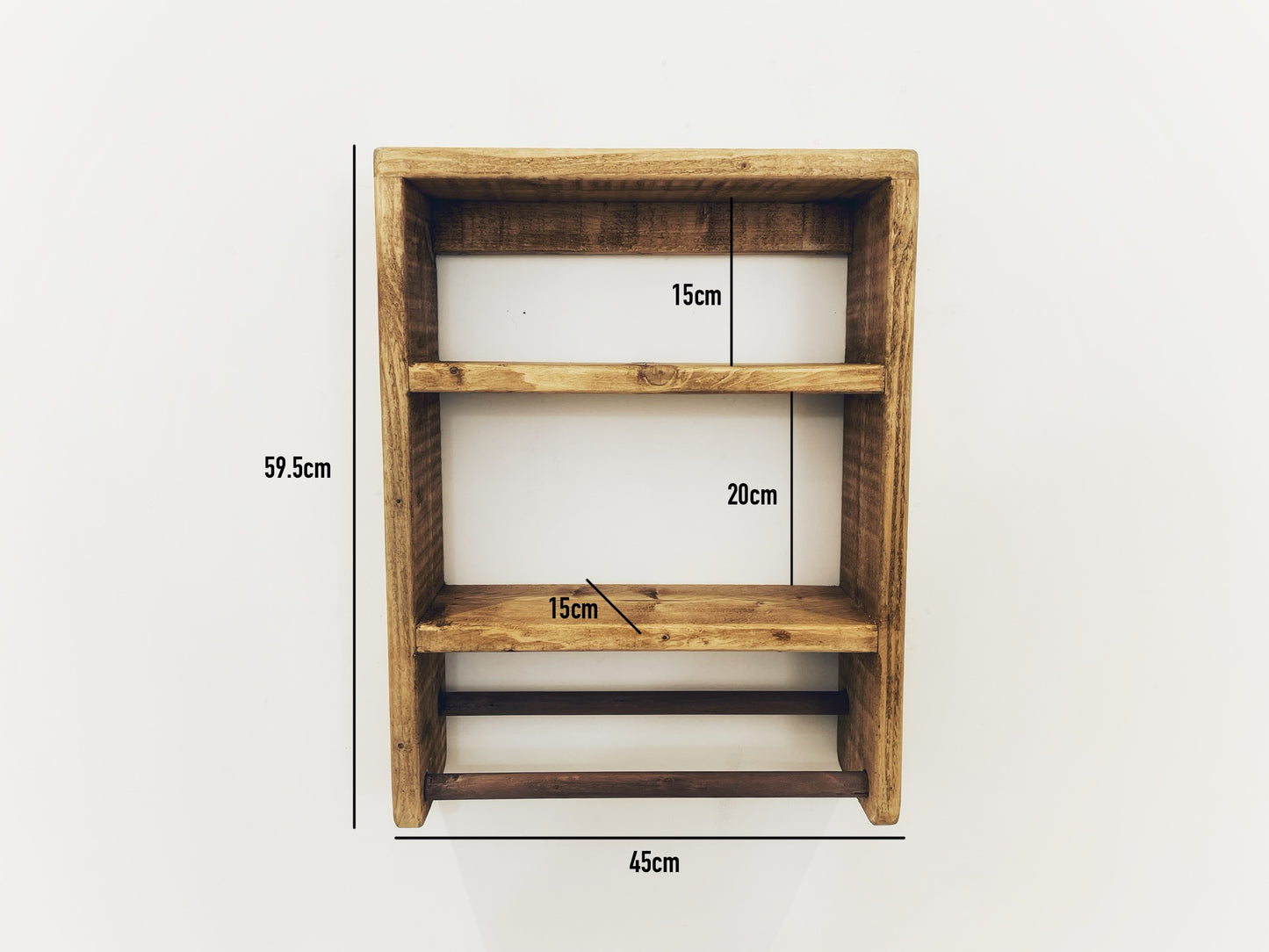 Kitchen Shelving Unit With Double Towel Rail