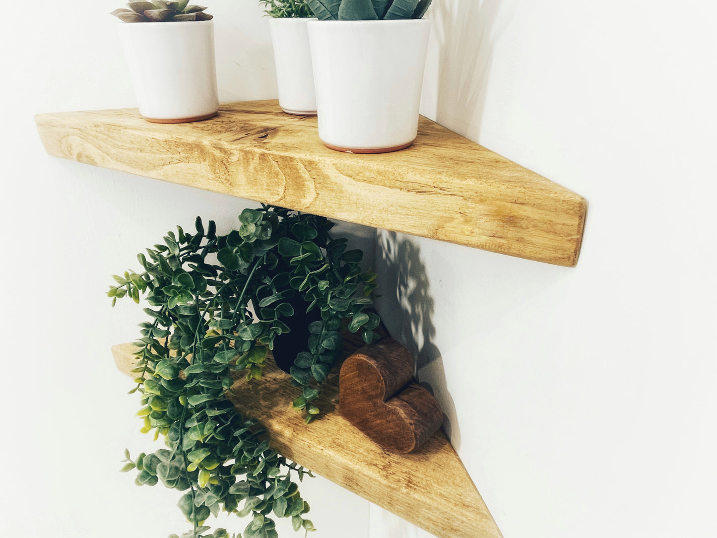 Set of 3 Corner Display Shelves