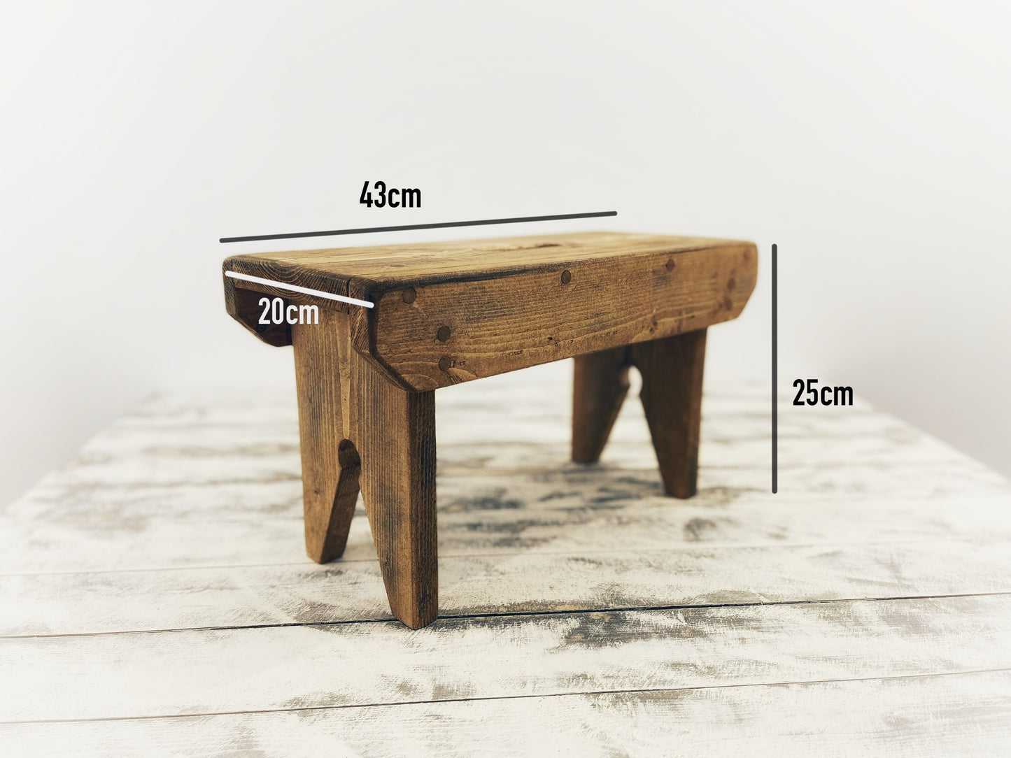 Rustic "Creepie' Stool