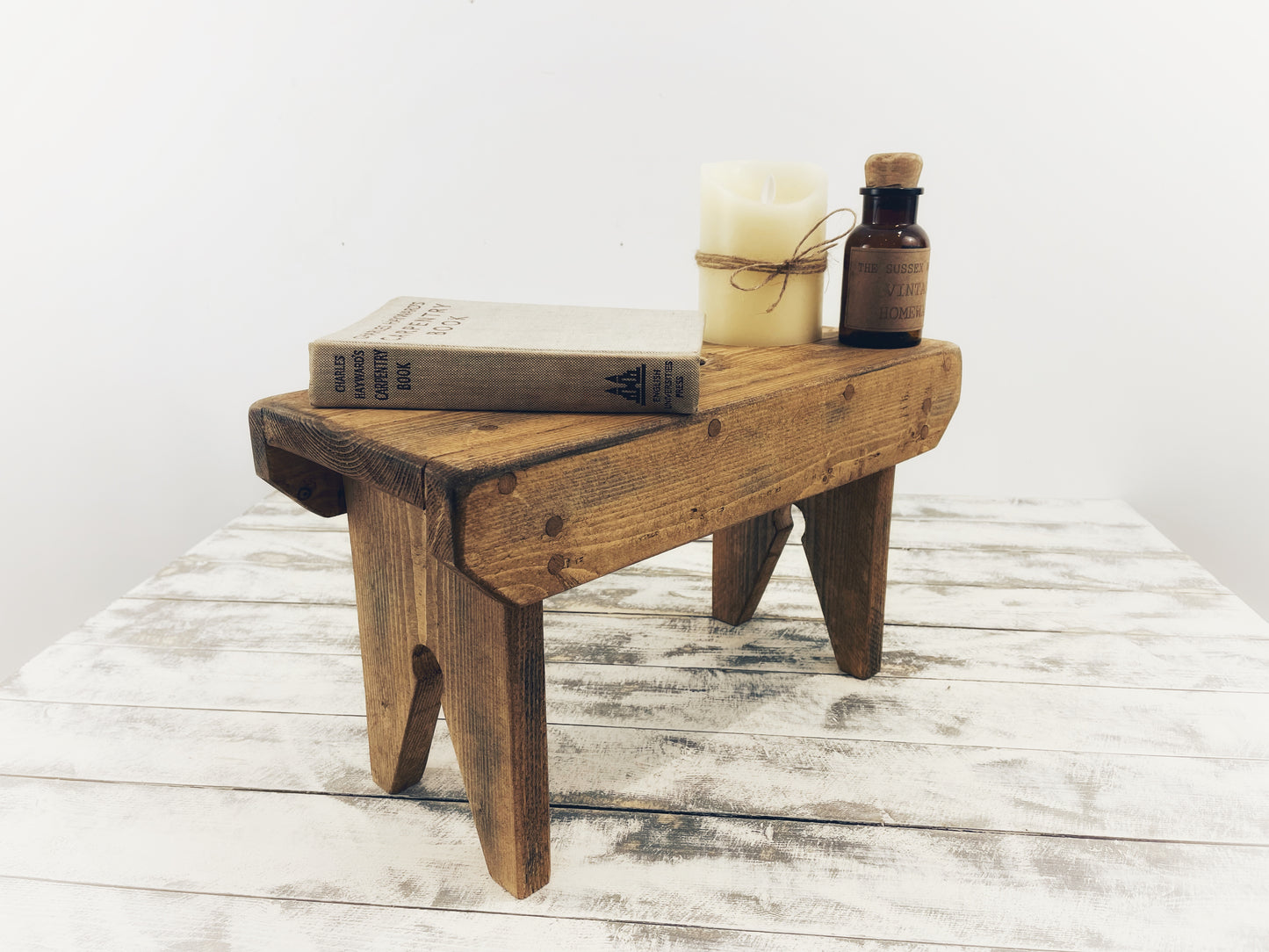 Rustic "Creepie' Stool