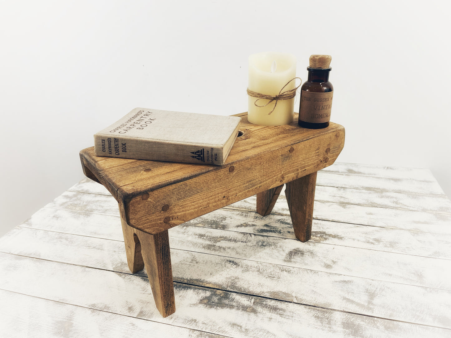 Rustic "Creepie' Stool