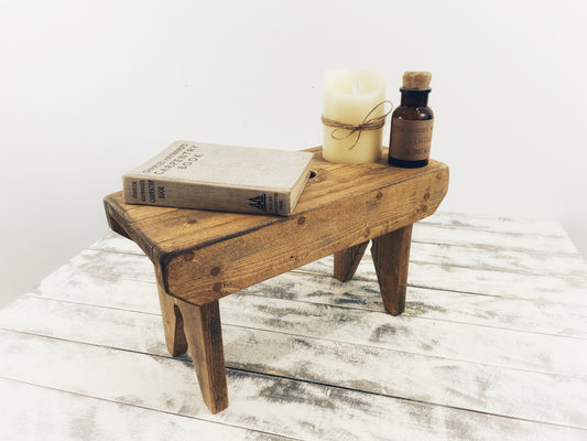 Rustic "Creepie' Stool