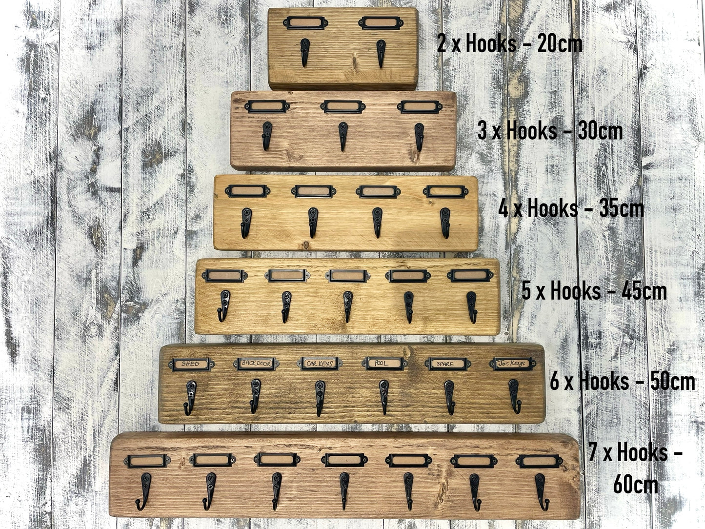 Key Rack with Labels