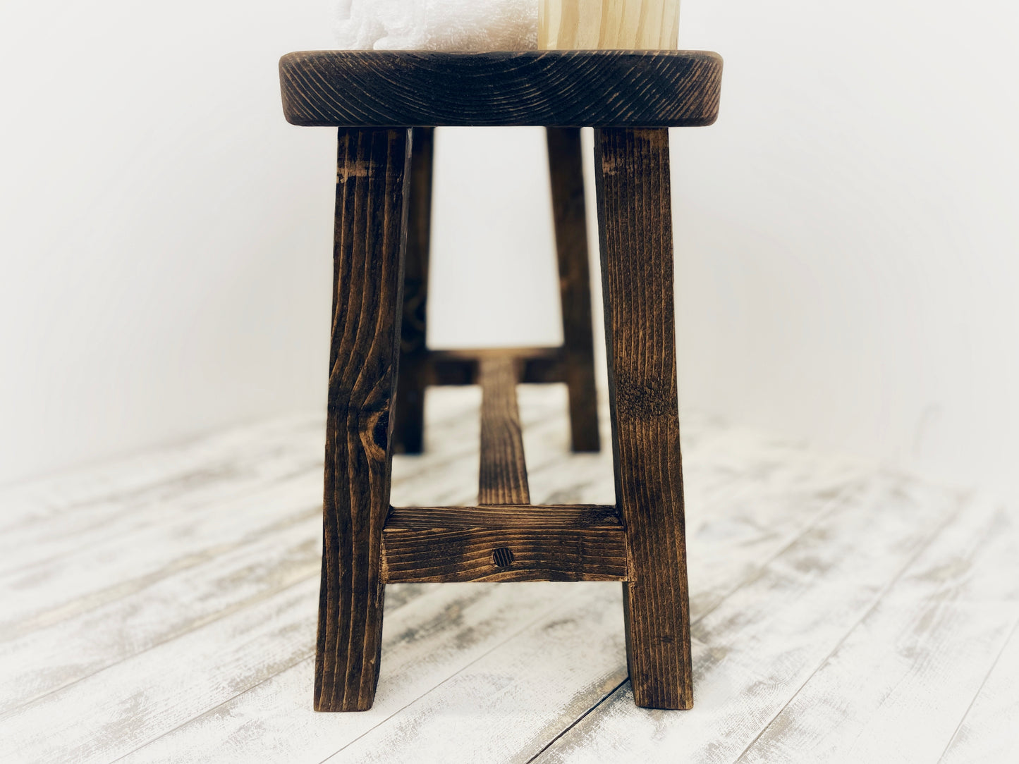 Rustic Wooden Stool