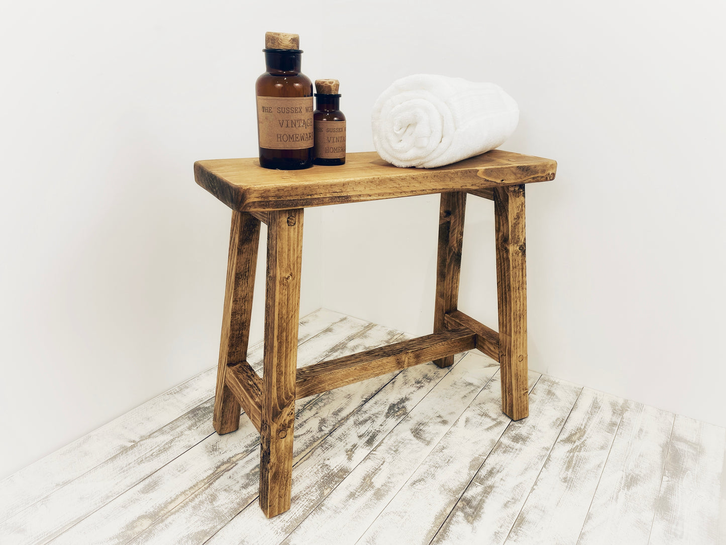 Rustic Wooden Stool