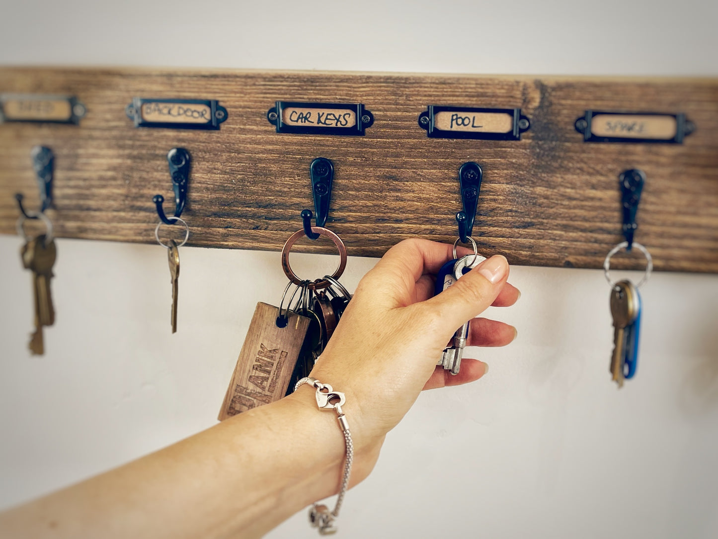 Key Rack with Labels