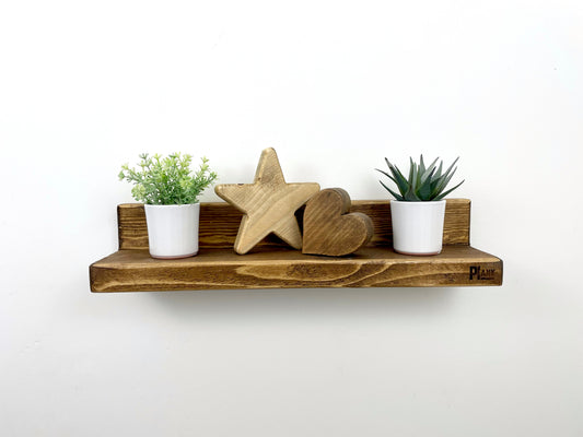 Floating shelf Modern Rustic Wooden shelving, Kitchen Floating Shelves, Handcrafted Home Decor Display Shelf (12cm Depth)