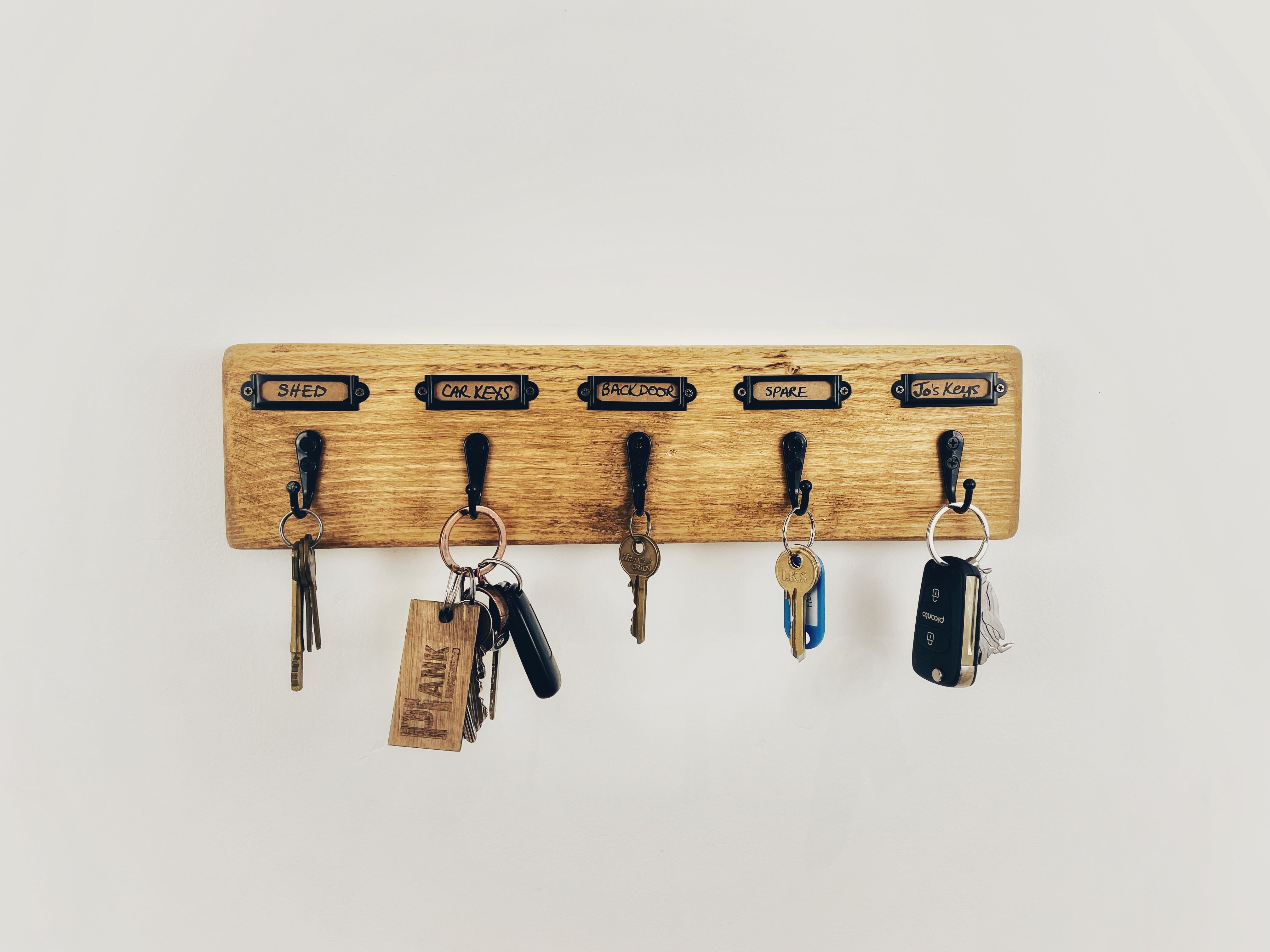Key Rack with Labels – The Sussex Workshop