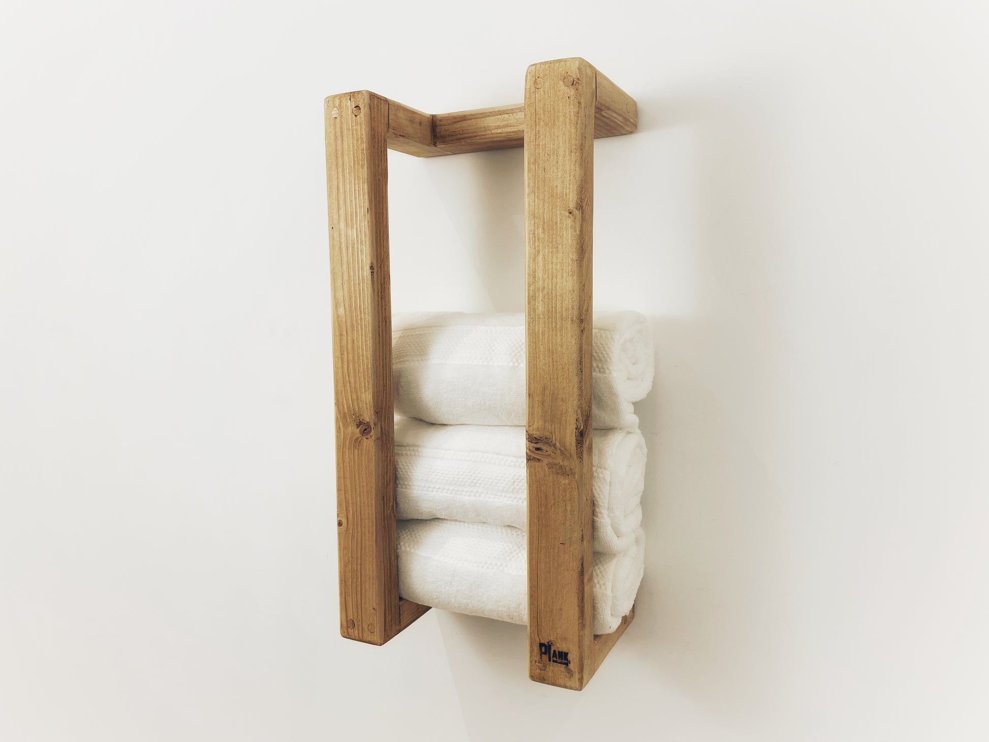 Towel holder wall mounted Bathroom Towel Rack, Rustic Wall Mounted Wooden Bath Towel Holder, Handcrafted Towel Storage Shelf